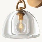Botanist Crystal Dome Wall Sconce