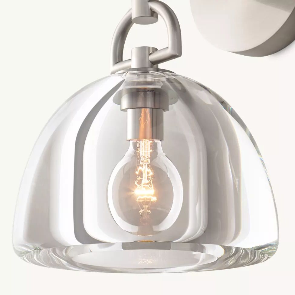 Botanist Crystal Dome Wall Sconce
