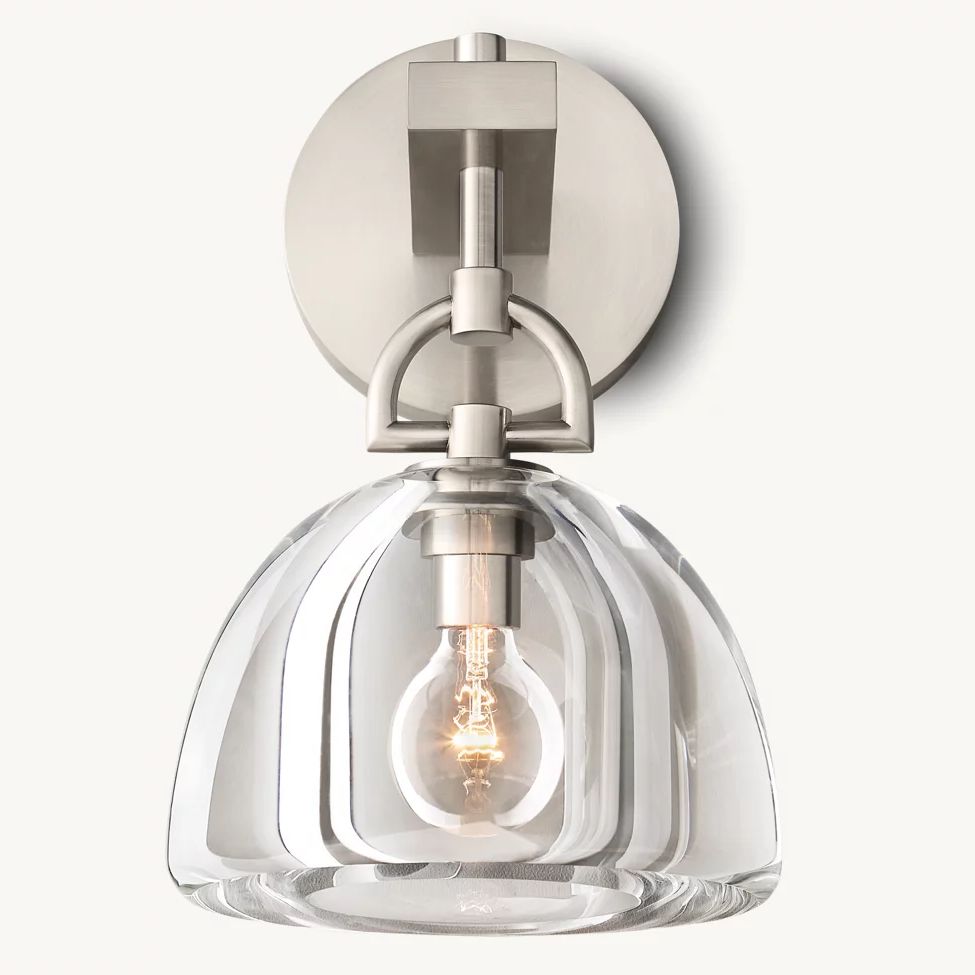Botanist Crystal Dome Wall Sconce
