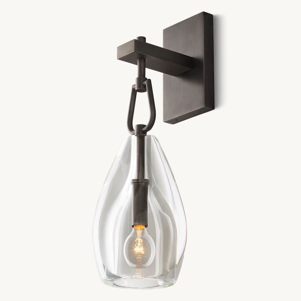 Botanist Crystal Flute Wall Sconce