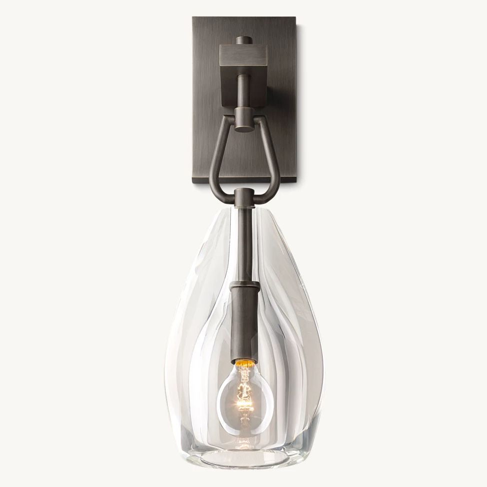 Botanist Crystal Flute Wall Sconce