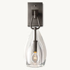 Botanist Crystal Flute Wall Sconce