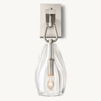 Botanist Crystal Flute Wall Sconce