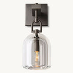 Botanist Crystal Cloche Wall Sconce