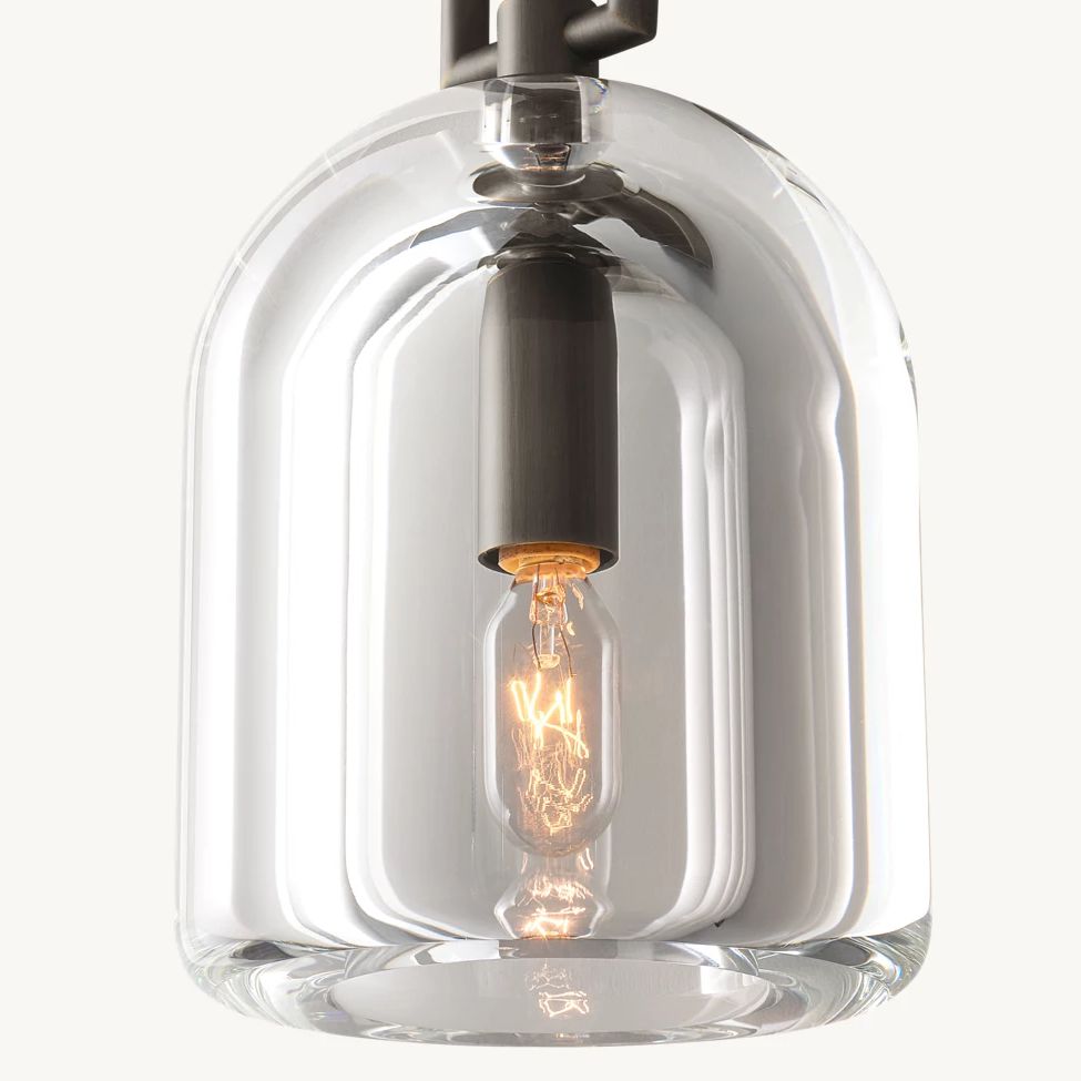 Botanist Crystal Cloche Wall Sconce