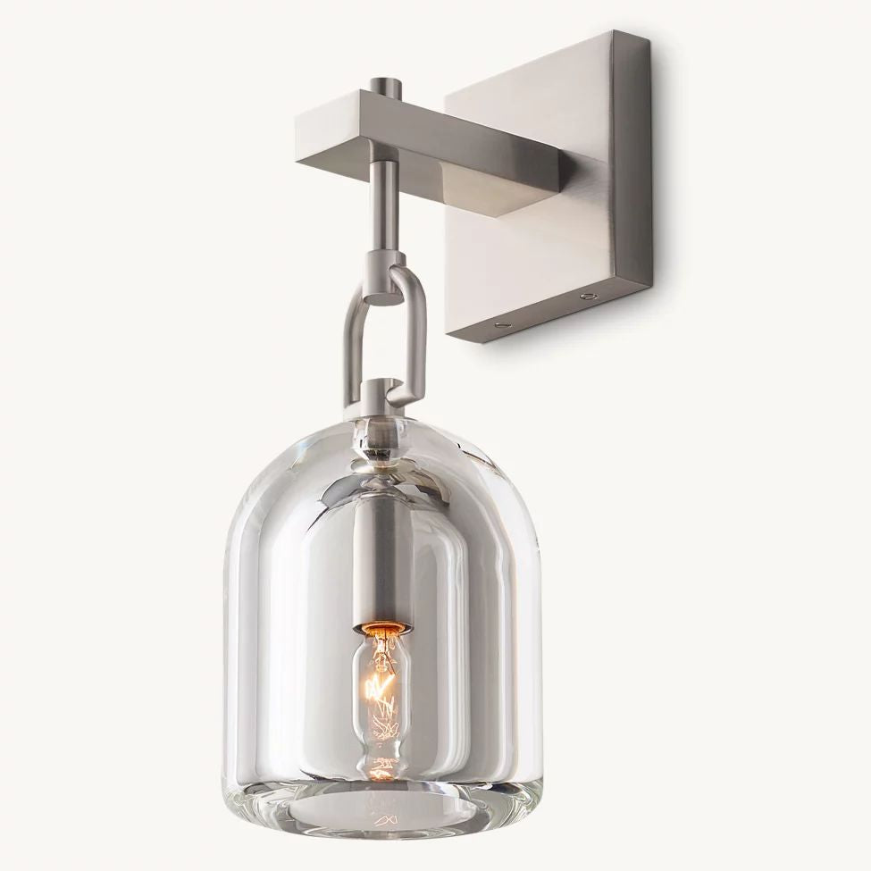 Botanist Crystal Cloche Wall Sconce