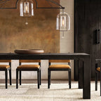 Fulcrum Blown Glass Linear Chandelier 48"