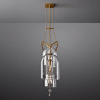 Fulcrum Blown Glass Linear Chandelier 48"