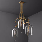 Fulcrum Blown Glass Linear Chandelier 48"