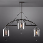 Fulcrum Blown Glass Linear Chandelier 73"