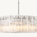 Lattice Module Glass Round Chandelier 60"