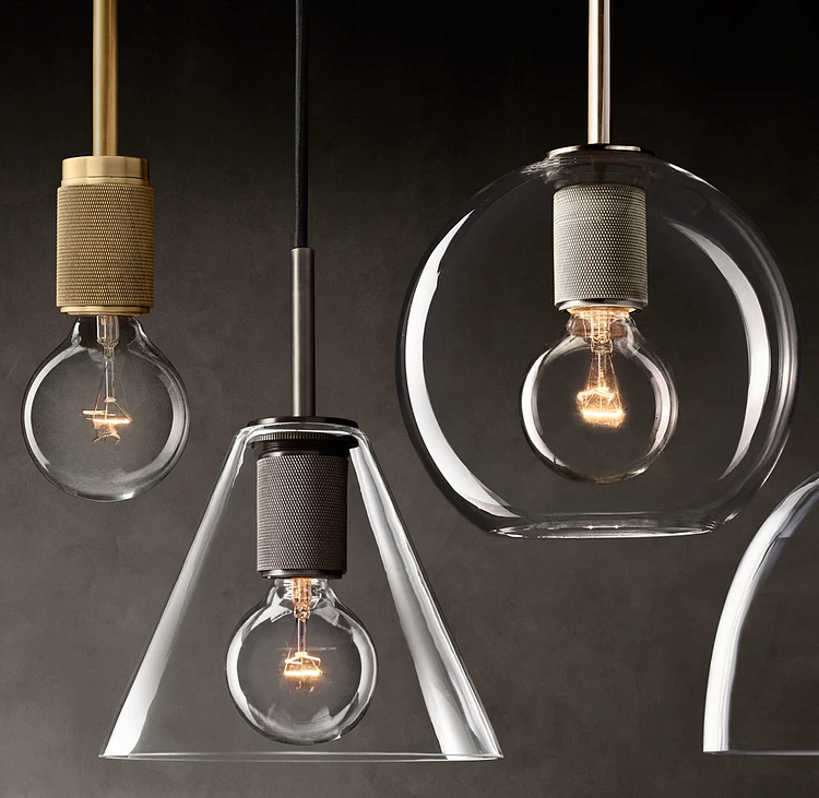 Utilitaire Funnel Shade Pendant Light