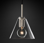 Utilitaire Funnel Shade Pendant Light
