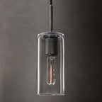 Utilitaire Cylinder Shade Pendant Light