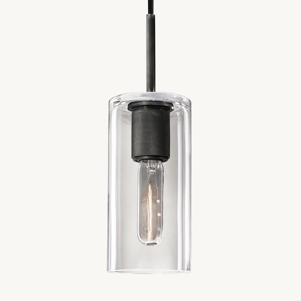 Utilitaire Cylinder Shade Pendant Light
