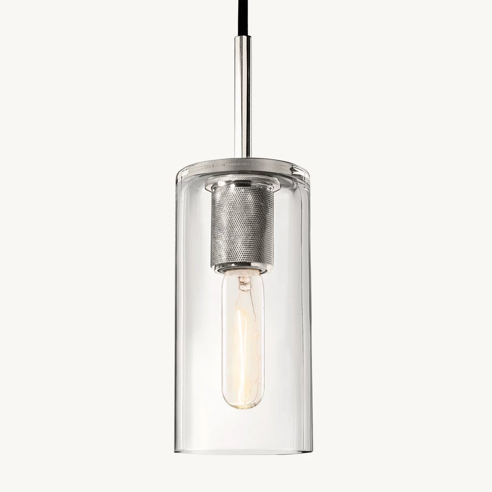 Utilitaire Cylinder Shade Pendant Light