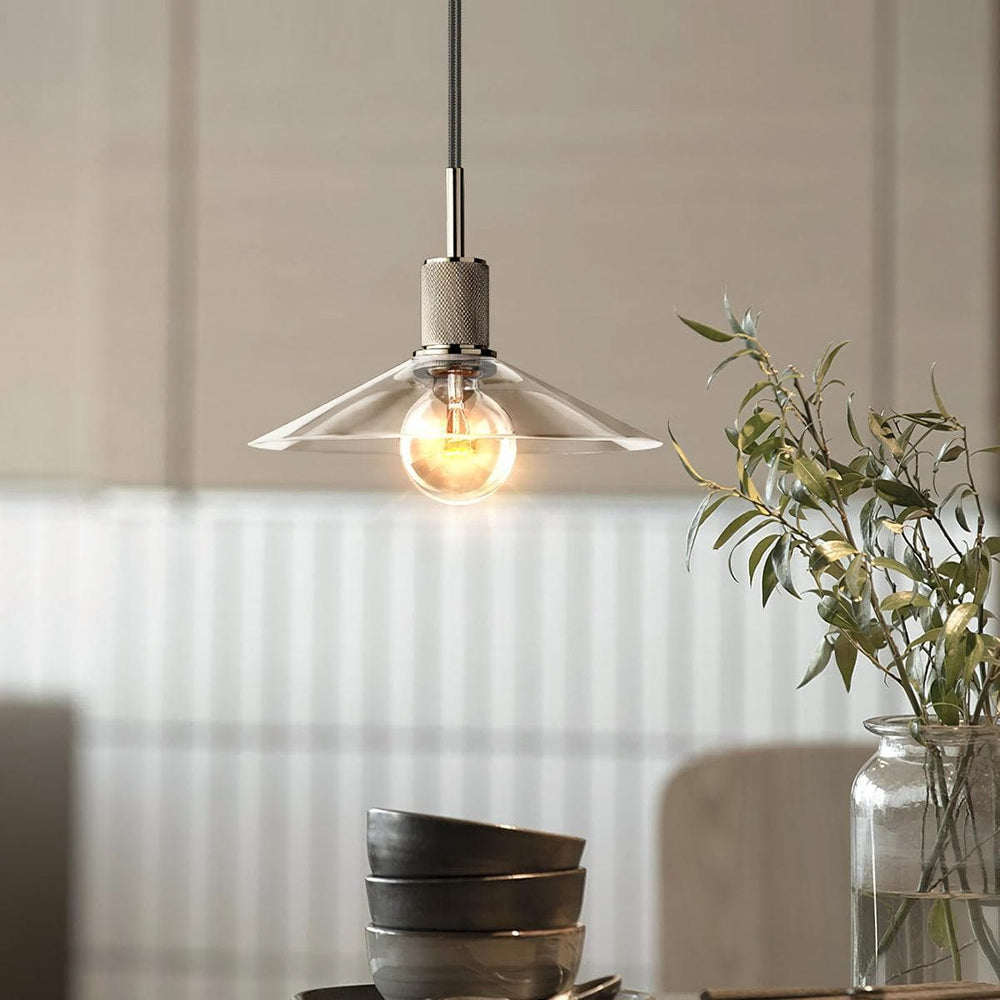 Utilitaire Glass Shade Pendant Light