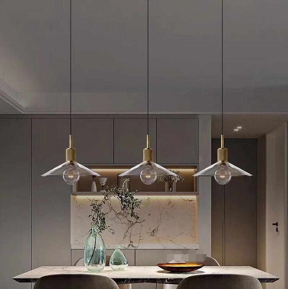 Utilitaire Glass Shade Pendant Light