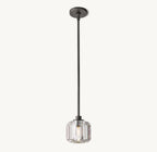 Demaret Sculpted Crystal Pendant Light