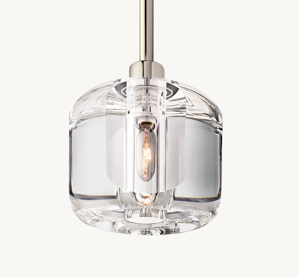 Demaret Sculpted Crystal Pendant Light