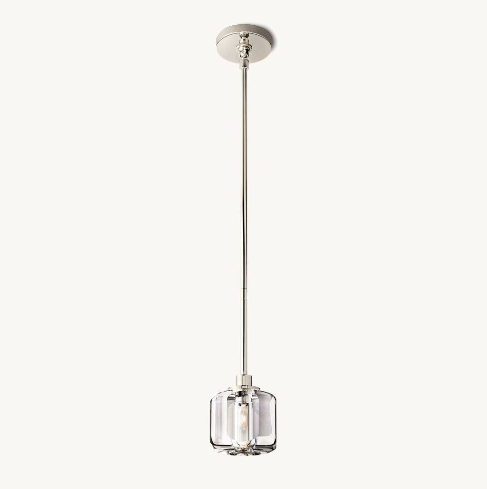 Demaret Sculpted Crystal Pendant Light