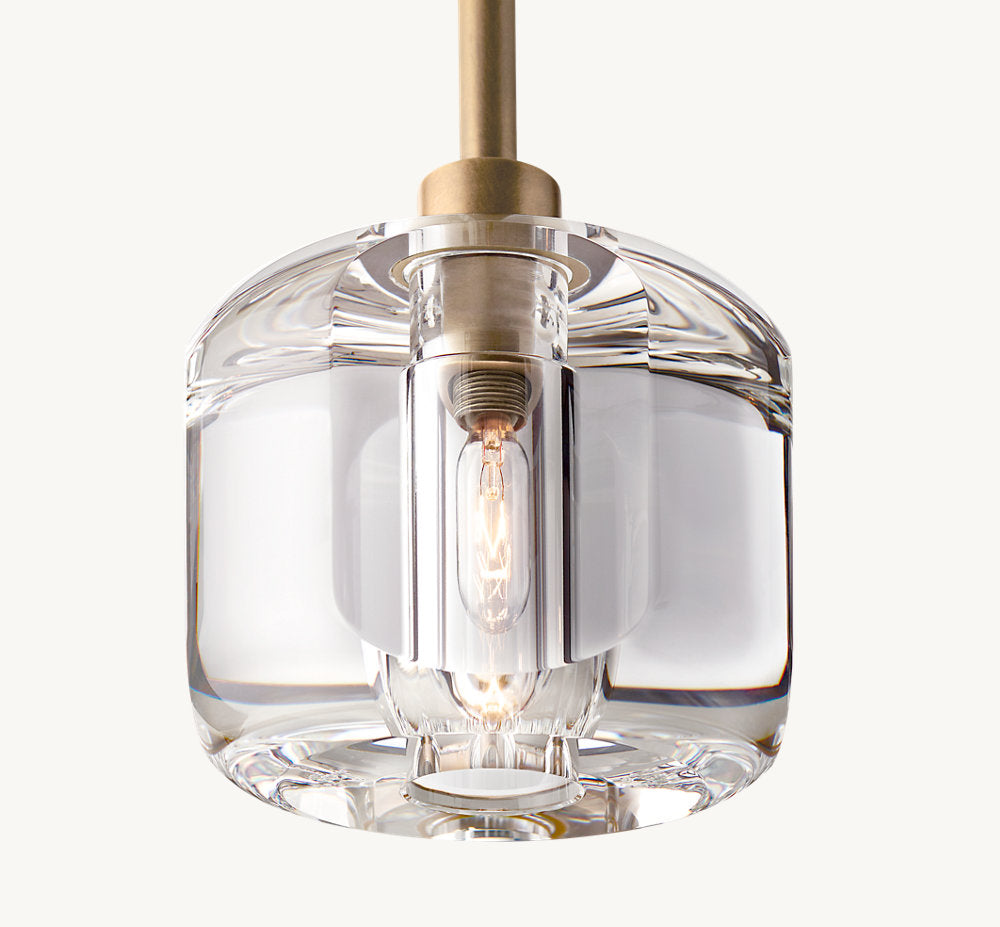 Demaret Sculpted Crystal Pendant Light