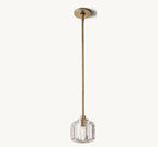 Demaret Sculpted Crystal Pendant Light