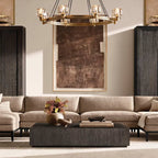 Demaret Sculpted Crystal Round Chandelier 48"