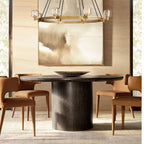 Demaret Sculpted Crystal Round Chandelier 48"