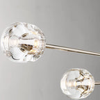 Demaret Sculpted Crystal Mobile Linear Chandelier 54"