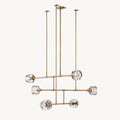 Demaret Sculpted Crystal Mobile Round Chandelier 48"