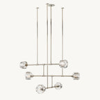 Demaret Sculpted Crystal Mobile Round Chandelier 48"