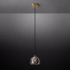 Hemisphere Delicate Crystal Pendant Light
