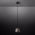 Hemisphere Delicate Crystal Pendant Light