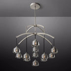 Hemisphere Delicate Crystal Round Chandelier 48"