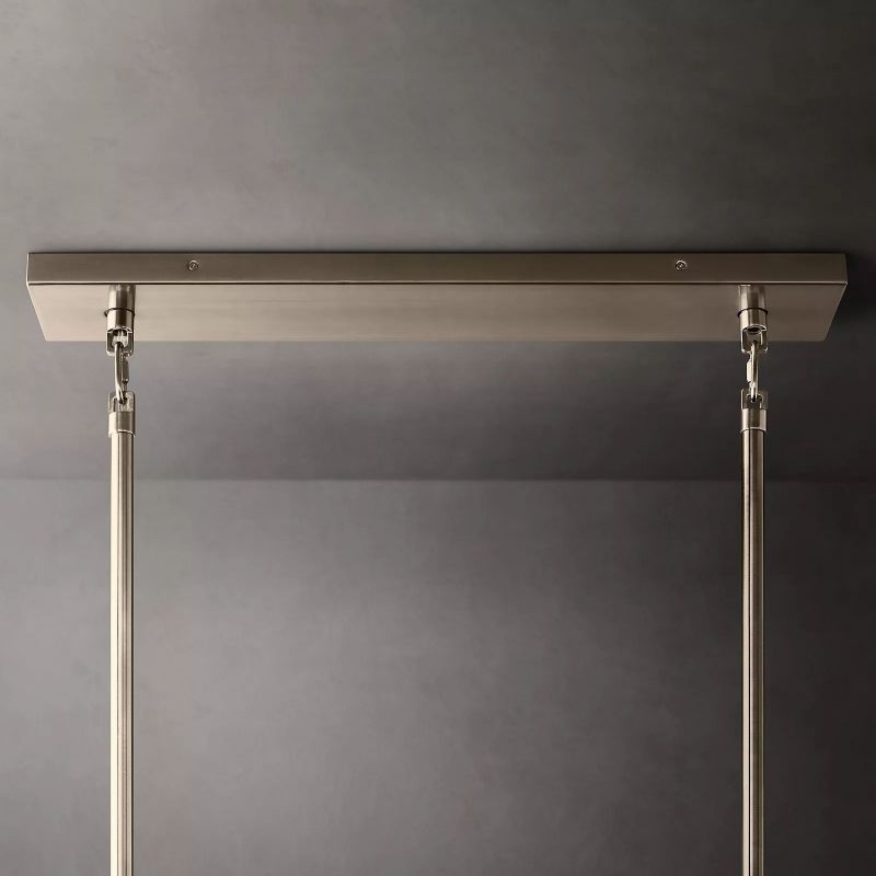 Chiara Murano Glass Rectangular Chandelier 74"