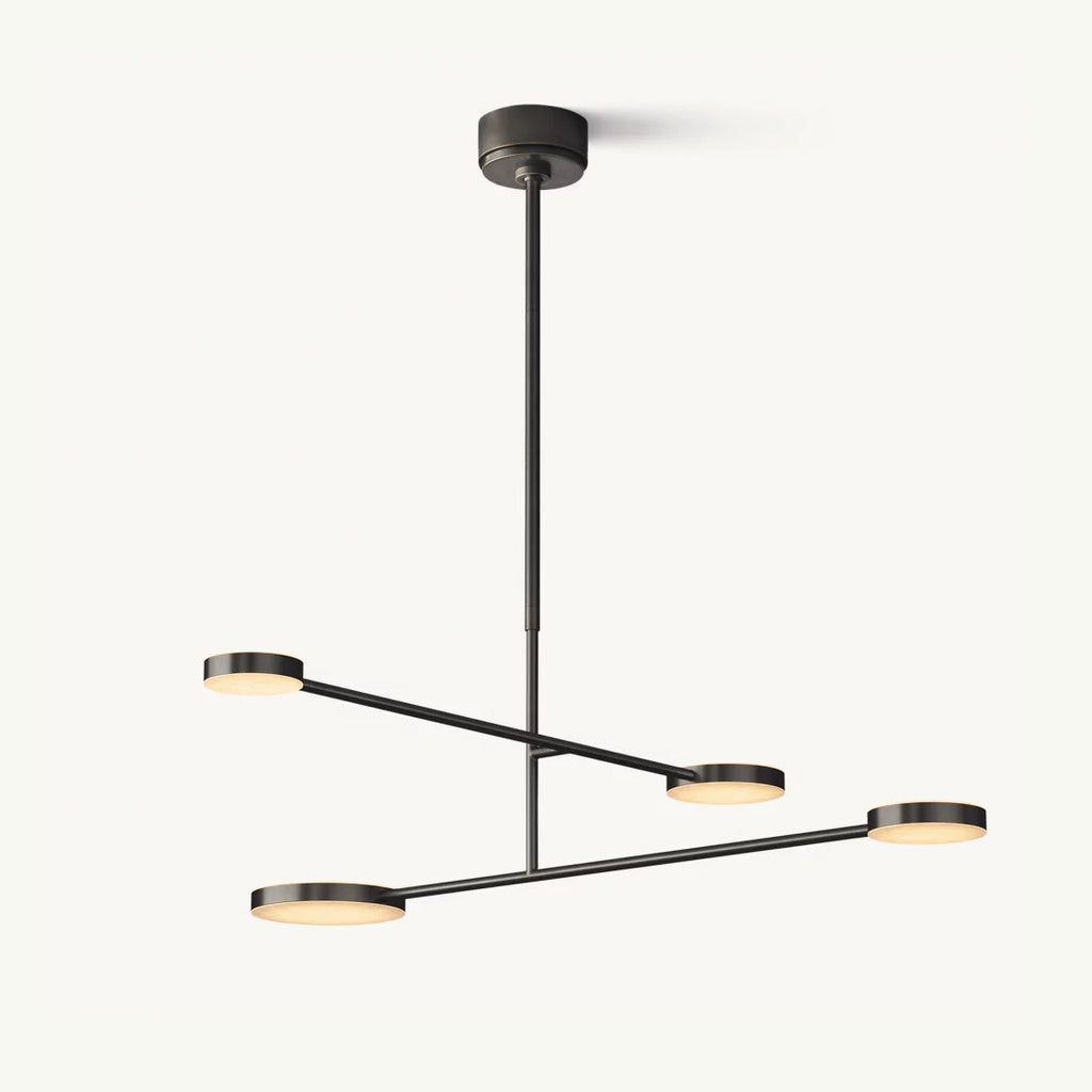 Alexander Floating Alabaster Mobile Chandelier 36"
