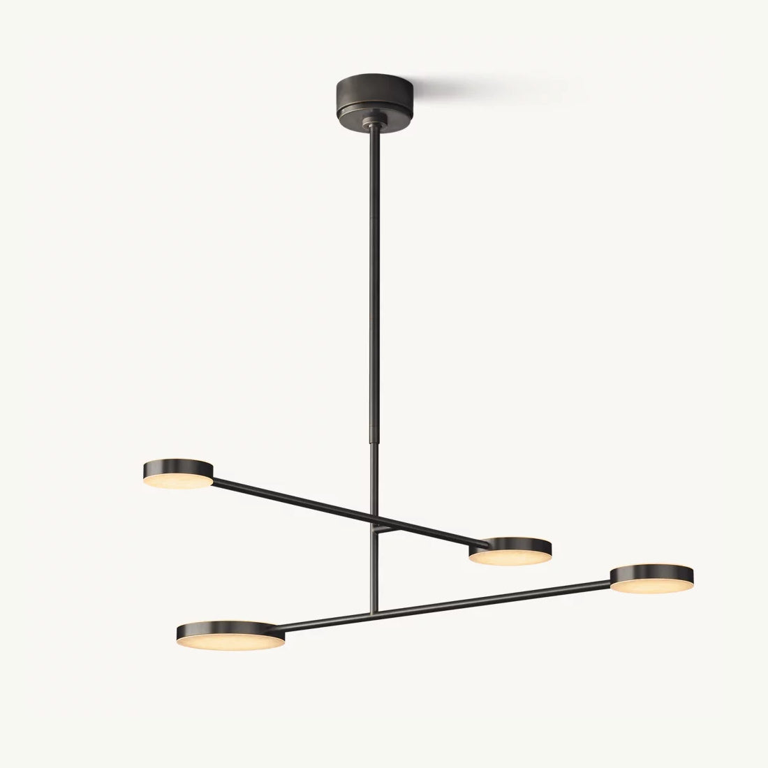 Alexander Floating Alabaster Mobile Chandelier 36"