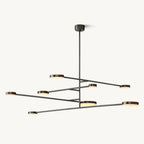 Alexander Floating Alabaster Mobile Chandelier 72"