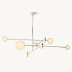Alexander Floating Alabaster Mobile Chandelier 72"