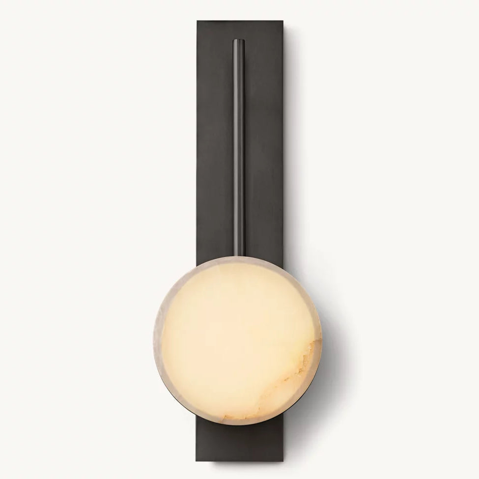 Alexander Floating Alabaster Wall Sonce 18"