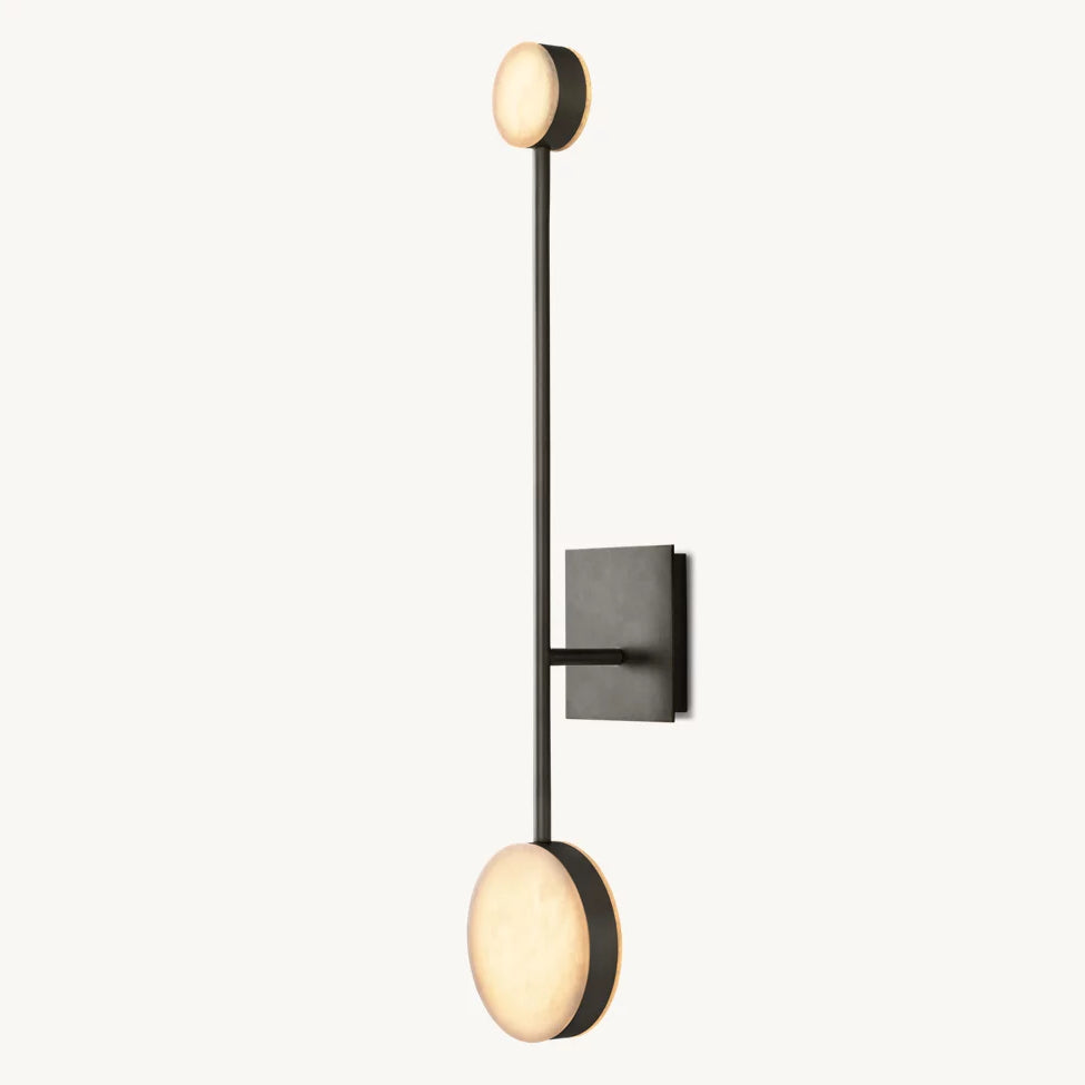 Alexander Floating Alabaster Wall Sonce 28"
