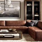 Lucelle Glss Globe Three-Arm Chandelier 46"