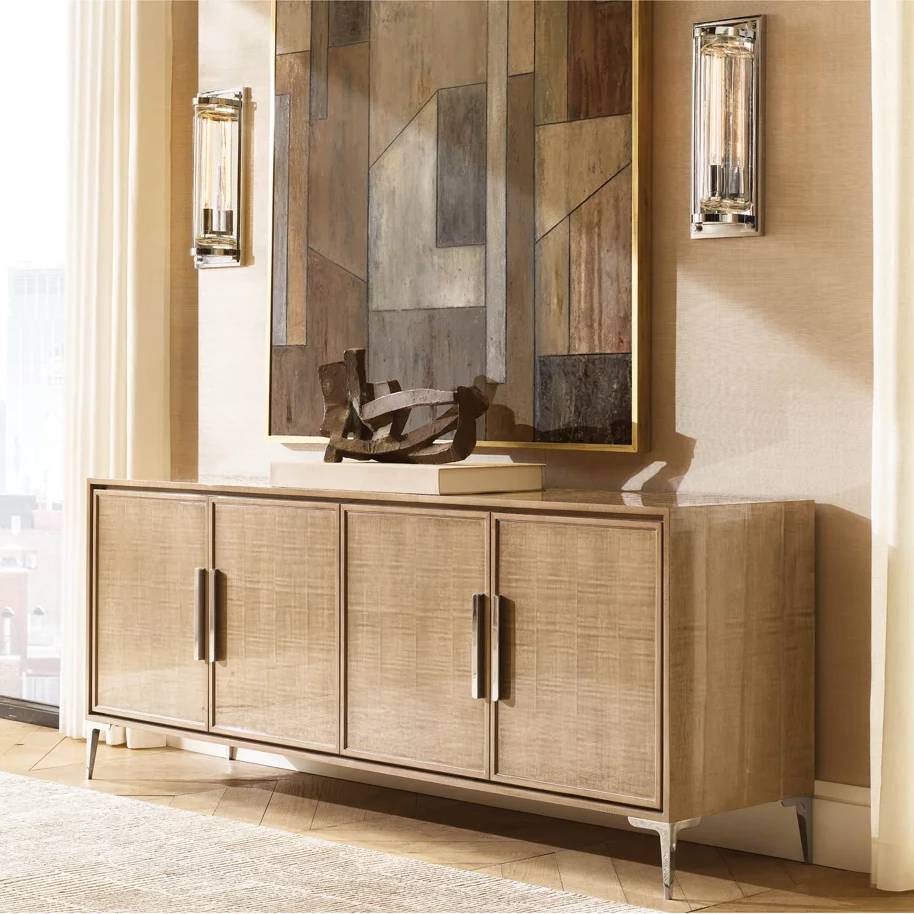 Savile Crystal Block Grand Round Wall Sconce