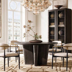 Cabrette Float Glass Round Chandelier 48"
