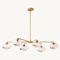 Cabrette Float Glass Mobile Linear Chandelier 72"