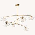 Cabrette Float Glass Mobile Round Chandelier 60"