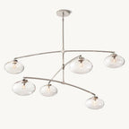 Cabrette Float Glass Mobile Round Chandelier 48"