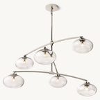 Cabrette Float Glass Mobile Round Chandelier 60"