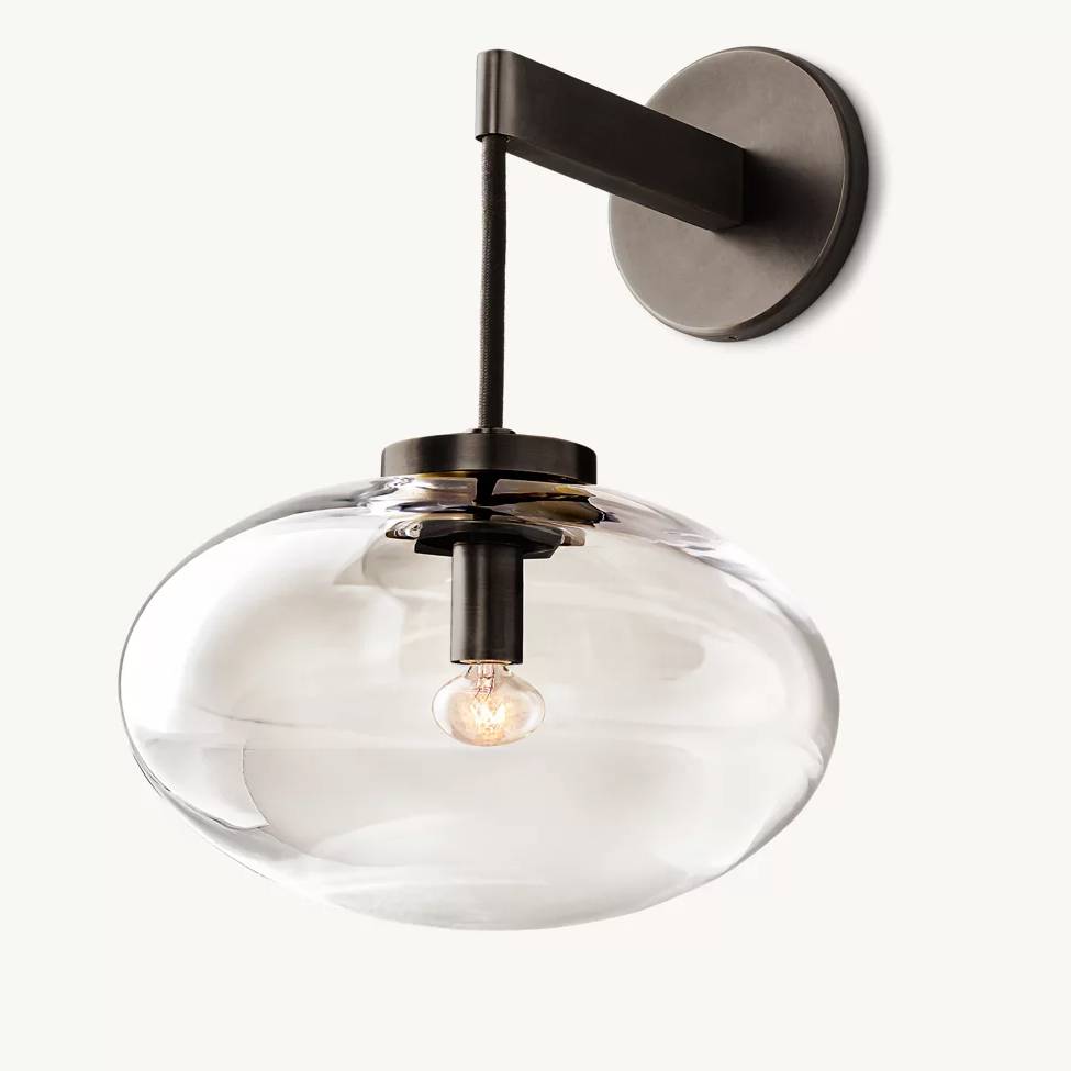 Cabrette Float Glass Wall Sconce